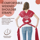 Acrabros Baby Wrap Carrier,Hands Free Baby Carrier Sling,Lightweight,Breathable,Softness,Perfect for Newborn Infants and Babies Shower Gift,Royal Red by TinyTreasures Baby Boutique