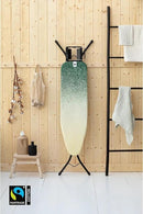 Brabantia Size A Compact Small Ironing Board (43x12 in) 7 Height Options, Adjustable Steam Iron Rest Holder (New Dawn) Non-Slip Feet, Anti-Collapse Child Locks by CozyNest Decor