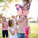 WERNNSAI Butterfly Piñata - Butterfly Birthday Party Supplies Pinata with Stick and Blindfold for Girls Kids Pull String Piñata Family Games Classroom Birthday Party Decorations 16.4” x 12.4” by TinyTreasures Baby Boutique