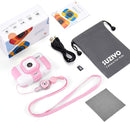 Kids Camera, SUZIYO Children Digital Selfie Video Camcorder 1080P Dual Lens 2.4 Inch HD, Birthday Christmas Electronic Gifts Toys for Age 3-9 Years Old Toddlers Girls Boys with 32G TF Card,Pink by TinyTreasures Baby Boutique