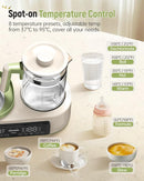 Feekaa Multifunctional Baby Bottle Warmer, Steamer and Dryer, 44oz Baby Formula Kettle Combo, Bottle Warmer for Breastmilk with Temperature Control, Water Warmer for Baby Formula, Electric Milk Warmer by TinyTreasures Baby Boutique