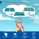 Kids Board Games Learning Toys, STEM Educational Logic Kits with 200+ Challenges & 4 Difficulty Levels, Brain Puzzles Maze Games for Boys Girls Ages 3-10 Birthday Gifts by TinyTreasures Baby Boutique