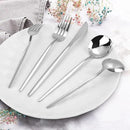 Silverware Set, KassKa 40 Pieces Flatware Cutlery Set, Stainless Steel Utensils Set Spoon Fork Knives Set for Home Restaurant and Kitchen, Mirror Polished Finished, Service for 8 by CozyNest Decor