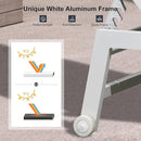 PURPLE LEAF Outdoor Chaise Lounge Set Oversize Adjustable Sunbathing Recliner Extra Wide Lounge Chairs with Side Table for Poolside Beach Outside Patio Aluminum Chaise Lounger Navy Blue 2 Sets by GreenHaven Gardens