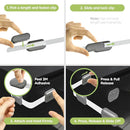 Baby Proofing Child Safety Locks (2 Pack) by Skyla Homes - The Safest, Quickest and Easiest 3M Adhesive Cabinet Latches, No Screws & Magnets, Multi-Purpose for Furniture, Kitchen, Ovens, Toilet Seats by TinyTreasures Baby Boutique