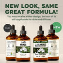 Kukka Jasmine Essential Oil for Diffuser - 4 Fl Oz - 100% Pure Natural Jasmine Oil for Skin, Hair & Soap Making Scents - A Great Relaxing Floral Addition for Hair Care & Perfume by CozyNest Decor