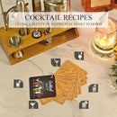 Bartender Kit Cocktail Shaker Set with Stand Bar Tool Bar Set for Drink Mixing Home Bartending Kit 11-Piece Bar Cart Accessories: Martini Shaker, Mixer Spoon, Jigger, Muddler, Strainer & Recipes Gifts by CozyNest Decor