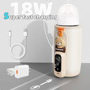 Portable Bottle Warmer for Breastmilk & Formula, Baby Rapid Milk Warmer, Accurate Temperature Control, Retain Nutrients Baby Essentials for Home and Outing(with Charger) by TinyTreasures Baby Boutique