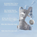 Baby Carrier with Hip Seat, SEEDNUR 6-in-1 Baby Carrier Newborn to Toddler, Ergonomic & Lightweight Toddler Carrier, Adjustable Baby Holder Carrier to Hands-Free Perfect for Travel and Shopping by TinyTreasures Baby Boutique