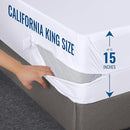 Utopia Bedding Zippered Mattress Encasement California King, 100% Waterproof Bed Bug and Dust Mite Proof Mattress Protector, Absorbent Six-Sided Mattress Cover by TinyTreasures Baby Boutique