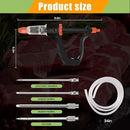 Premium Marinade Injector Syringe – Adjustable Flow (5ml/10ml/15ml), 4 Stainless Steel Needles, Meat Injector for Turkey, BBQ, Chicken, Beef, Pork, Brisket, Smoking & Holiday Cooking by GreenHaven Gardens