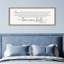SRSZHIYUE Love is Patient Kind Sign Wall Decor Art 40"×15" 1 Corinthians 13 4-8 Master Bedroom Christian Wood Framed Large Wall Hanging (Wood) by CozyNest Decor