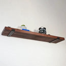 CONSDAN Floating Shelves for Wall Mounted Book Shelf Hanging Shelves Floating Bookshelf for Bedroom, Bathroom, Living Room, Kitchen USA Grown Solid Hardwood, Dark Maple 60x7.5x1.5 in (Set of 3) by CozyNest Decor
