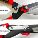 Garden Hedge Shears Heavy Duty with 22.8"-30.3" Extendable Handle, Plant Cutting Scissors -Lawn Pruners - Yard and Garden Tools by GreenHaven Gardens