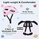 Toddler/Kids Bike Helmet, Adjustable and Multi-Sport, from Infant to Schoolchild, 2 Sizes by TinyTreasures Baby Boutique