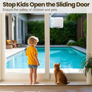 Sliding Door Lock 6 Pack, Child Safety Lock For Sliding Glass Doors, Easy To Install, Keeps Your Baby Out Of Danger, For Sliding Glass Doors, Sliding Windows, Sliding Closets, Etc (Blue) by TinyTreasures Baby Boutique