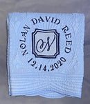 Personalized Baby Blanket Baby Quilt Monogrammed Blankets for Boys and Girls Embroidered Baby Gifts Plaque by TinyTreasures Baby Boutique
