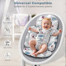 Upgraded Infant Car Seat Insert, 2-in-1 Reversible Baby Car Seat Head Support with 3 Strap Covers, All Seasons Newborn Car Seat Insert and Baby Carseat Cushion for Stroller, Swing, Rocker, Bassinets by TinyTreasures Baby Boutique