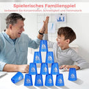 yeesport 48 Pcs Sport Stacking Cups, Sport Training Game for Challenge Competition, Plastic Stacking Cups, Classic Family Game for Kids and Adults, Red+Blue+Green+Orange by TinyTreasures Baby Boutique