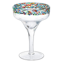 Mexican Margarita Hand Blown Glass - Set of 4 - Large 16oz