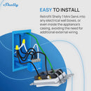 Shelly 1 Mini Gen4 | Wi-Fi, Zigbee & Matter Smart Relay Switch with Dry Contacts, 1-Channel 8A | Home Automation | Alexa, SmartThings, Google Home, Apple HomeKit Compatible | Garage Door Opener by GreenHaven Gardens