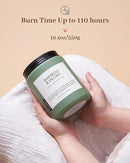 M&SENSE Bamboo Peony Spring Large Candles for Home Scented 19.4oz 110 Hour Long Lasting Burn Natural Organic Soy Candle Gifts for Women, Fresh Smelling Aromatherapy Gifts for Stress Relief by CozyNest Decor
