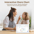10.1" Digital Calendar Chore Chart – 1080P Full HD Interactive Touchscreen, Smart Family Planner, Hearth Display Digital Wall & Desk Mountable for Seamless Scheduling by TinyTreasures Baby Boutique