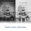 VTech VM5463-2 Baby Monitor 5" Screen with 2 Cameras, Pan-Tilt- Zoom, Night Light, Glow On The Ceiling Projector, Two-Way Talk, Secure Transmission No WiFi by TinyTreasures Baby Boutique