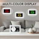 Digital Calendar Alarm Clock for Seniors - 7" Large Display with Day/Date, 12 Custom Alarms & Auto-Dimming | Medication Reminder, Dementia-Friendly Design, Easy Read (White) by TinyTreasures Baby Boutique