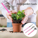 Mini Gardening Tools, 3Pcs Stainless Succulent Tools Kit Shovel Rake Trowel, 2 Colors Hand Shovel for Gardening for Indoor Small Plants, Succulents, Potted Plants, Bonsai (Purple) by GreenHaven Gardens
