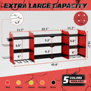 Power Tool Organizer Wall Mount with Charging Station, 45.5" Expanded Garage Wall Tool Organizer with 4 Pegboard Hooks, 6.5FT Outlet Power Strip, Large Garage Storage Rack for Impact Wrenches by GreenHaven Gardens