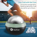 Cryosphere Cold Massage Roller Ball - 2.8 Inch Ice Massage Ball for Deep Tissue, 6 Hours Cold Therapy, Detachable Rolling Ball, Sage and Black by CozyNest Decor