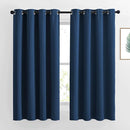 NICETOWN Blackout Window Curtains and Drapes - Thermal Insulated Solid Grommet Top Blackout Panels/Draperies for Kid's Room (Moroccan Blue, 1 Pair, 52 x 63 Inch) by TinyTreasures Baby Boutique