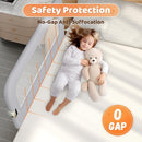 omzer Bed Guard Rail for Toddlers - 32inch Folding up & Adjustable Heights Baby Bed Safety Rails - Portable Toddler Bed Barrier Railing Guard for Kids Twin, Bunk, Queen, Full Size Bed by TinyTreasures Baby Boutique
