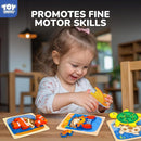 TOY Life Wooden Puzzles for Toddlers 2-4, Sea Animals Puzzles for Toddlers 1-3, Wood Puzzles Educational Montessori Toys Gifts for 1 2 3 Year Old, Baby Kids Learning Toy by TinyTreasures Baby Boutique