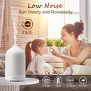 Diffuserlove Ceramic Diffuser 250ML Essential Oil Diffusers Aromatherapy Essential Oil Diffuser for Room Air Diffuser for Home Bedroom Stone Diffuser (White Big Size 250ml) by TinyTreasures Baby Boutique