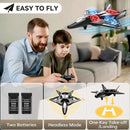 4DRC V31 Foam RC Planes Remote Control Airplanes for Kids Adults 4-7 8-16, Remote Control Planes Fighter Jet with Light, 360° Flip Fighter Jet Toy, Gravity Sensing, Stunt Roll, Gifts for Kids Boys by TinyTreasures Baby Boutique