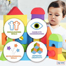 Large Building Foam Blocks for Toddlers – Giant Jumbo Big Building Blocks (30 Pieces) by TinyTreasures Baby Boutique