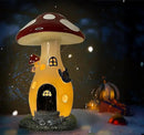 Fairy Houses for Outside - Solar Light Garden Decor, Solar Garden Decor, Waterproof Yard Mushroom Ornaments for Patio Lawn, Christmas, Birthdays, Unique Gift Ideas for Gardening Mom & Grandma by GreenHaven Gardens