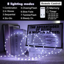 50Ft 600 LED Rope Lights Outdoor, White Flexible Tube Light Waterproof Plug in 8 Modes Timer Memory, Permanent String Lights for Tree,Pool, Bedroom, Fence, Garden, Indoor, Outside Decorations by GreenHaven Gardens