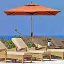 EliteShade USA 10-Year-Non-Fading 6x6Ft Square Market Umbrella Patio Outdoor Table Umbrella with Ventilation, Rust by GreenHaven Gardens