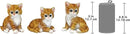 Design Toscano Tabby Kitten Triplets, Baby Cat Statues by GreenHaven Gardens