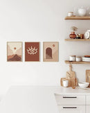 HAUS AND HUES Set of 3 9x12 Picture Frames - Wooden Natural Wood Frames, 12x9 Frame Set (Beige Oak) by CozyNest Decor