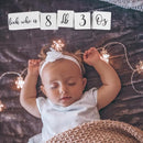 Baby Monthly Milestone Blocks for Boy or Girl, Milestones Age Photo Block Set for Baby Shower, Pregnancy Countdown, 7 Pcs by TinyTreasures Baby Boutique