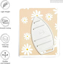 Encasa XO Ironing Mat/Pad (Large 48"x28") with 3mm Padding & Silicone Iron Rest for Steam Pressing on Tabletop or Bed - Heat Resistant, Portable, Quilting & Travel Blanket - Daisy Beige by CozyNest Decor