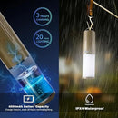 Camping Lantern with 49.2FT String, 2 in 1 Outdoor Warm White String Lights with 4 Modes & 5 Modes Rechargeable Camping Lamp IPX4 Waterproof Portable LED Tent Light for Outdoor Yard Garden Decoration by GreenHaven Gardens