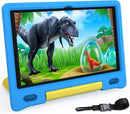 Tablet for Kids 10.1 inch Android 14, 8GB+64GB(TF 1TB) 6000mAh Kids Tablet WiFi6 Parental Control,Face Unlock, 1280 * 800 HD Screen (Layard Blue) by TinyTreasures Baby Boutique