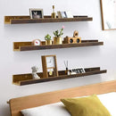 Giftgarden 47 Inch Long Floating Shelves for Wall, Rustic Picture Ledge Large Shelf for Living Room Bedroom Bathroom Kitchen, Set of 3 Different Sizes by CozyNest Decor
