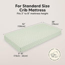 KeaBabies 2-Pack Organic Crib Sheets for Boys, Girls - 52x28 Fitted Crib Mattress Sheet Neutral, Breathable Jersey Cotton Cover for Baby Bed, Toddler Mattress, Soft & Cute Prints (Herb) by TinyTreasures Baby Boutique