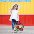 6 Packs Widen X-Large Toy Storage Bags 12.6×9.25×6.9In with Labels, Reusable Clear PVC Board Game Storage, Travel Waterproof Organizer Bags with Zipper for Building Blocks, Puzzle, Stuffed Animals by CozyNest Decor